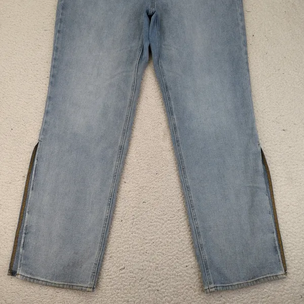 Pacsun 90s Boyfriend Jeans Womens Size 32‎ Light Wash High Rise Straight Leg - Image 4