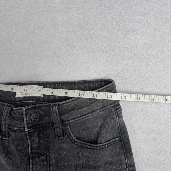 Abercrombie & Fitch The Skinny High Rise Jeans 24/00 Gray Stretch Denim - Image 6
