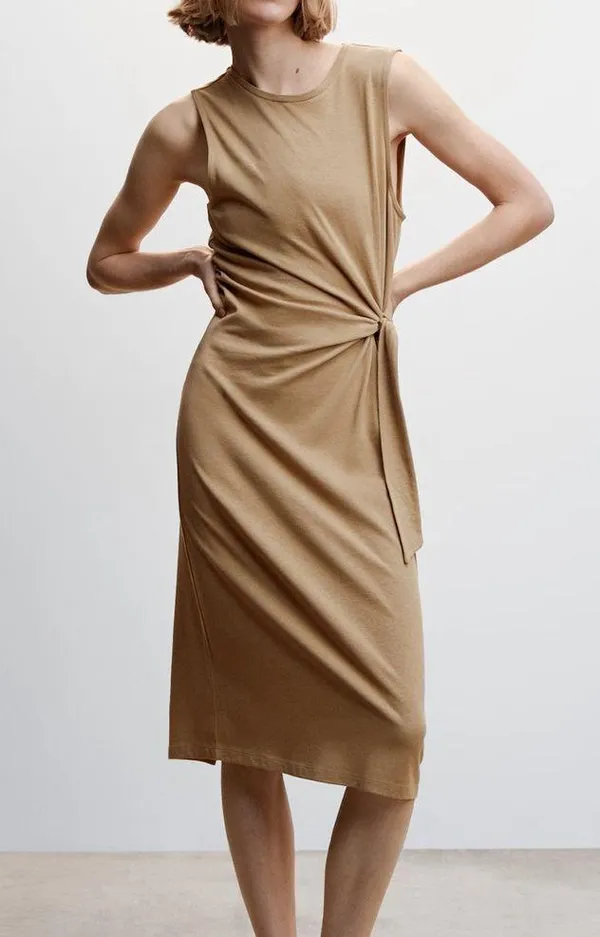 NWT Mango Bow cut-out detail dress - Image 4