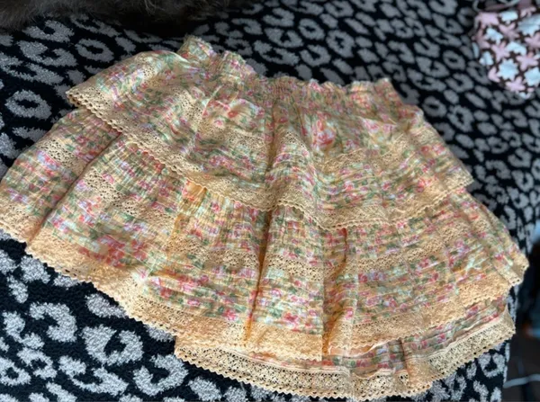 Aerie Floral Ruffle Mini Skirt - Image 5