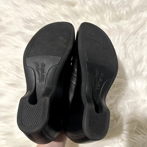 Dansko Aubrey Slip-on Wedge Clogs Sz 9.5 - Image 6