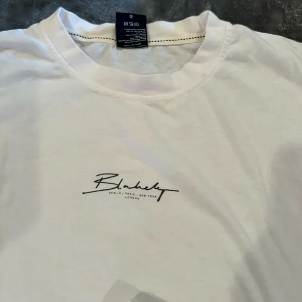 White T-Shirt and Shorts Set - Image 2