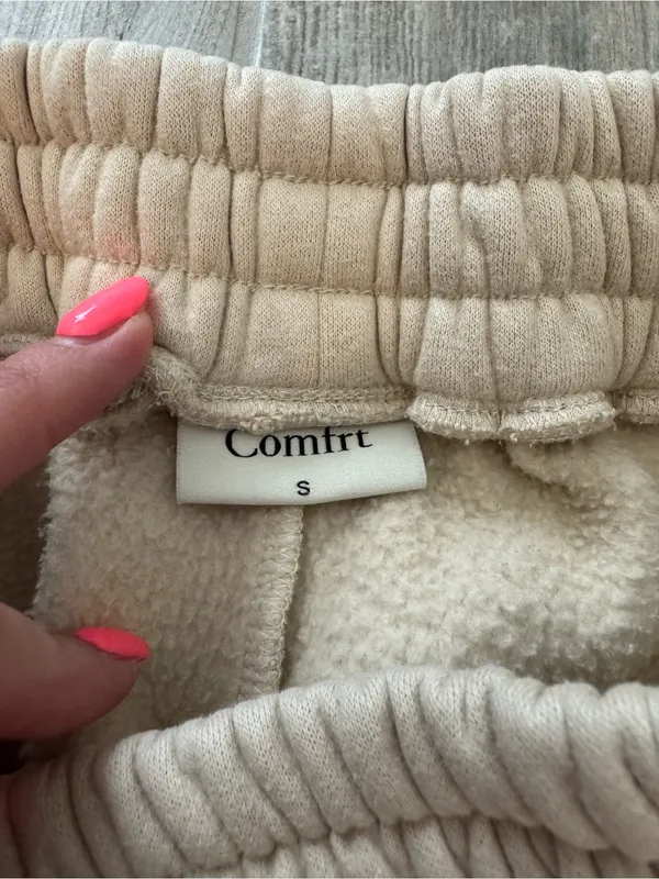 Comfrt Signature Fit Sweatpants In Bone Size Small - Image 5
