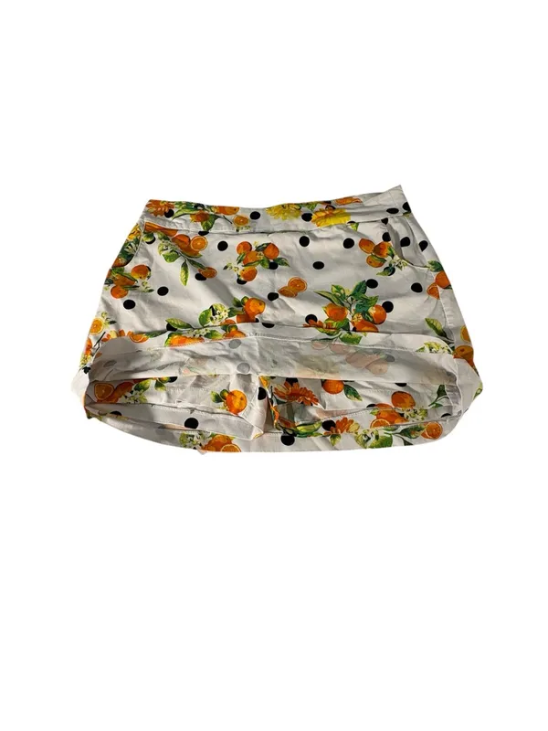 Zac & Rachel 22W Citrus Fruit Floral Polka Dot Pull On Skort Golf Resort Plus - Image 3