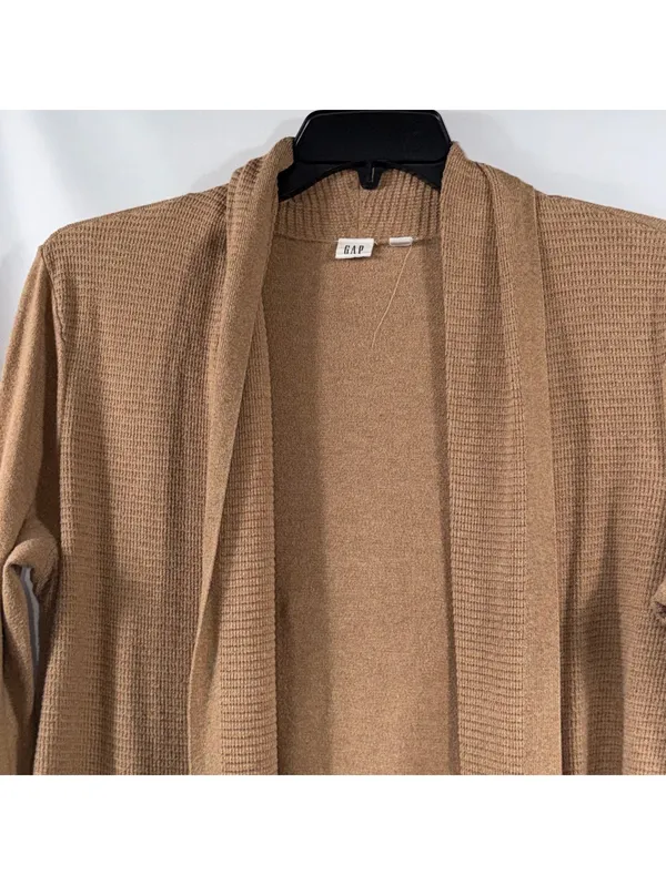 GAP Camel Brown Open Front Cardigan Large - Image 2