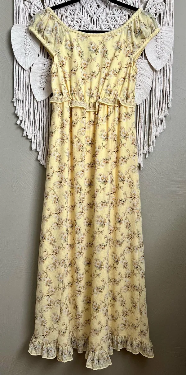 Max Studio Yellow Floral Sundress - Image 2