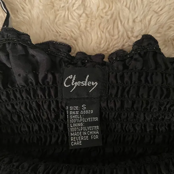 Chesney black and white strapless maxi dress - Image 5