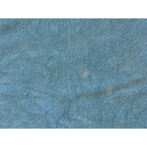 Vintage Lacoste Women's Terry Cloth Polo Shirt Blue Small Y2K Textured - Image 9