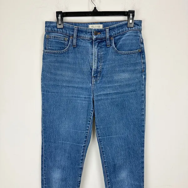 Madewell The Perfect Vintage Jean in Haight Wash Blue Comfort Stretch US 28 - Image 6