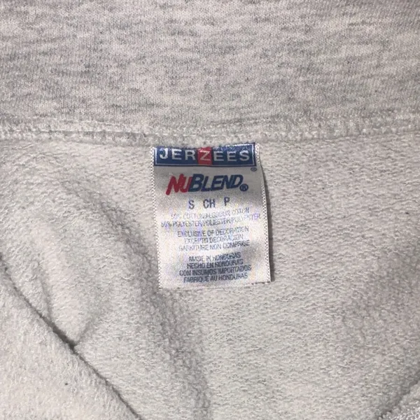 Jerzees Gray Illinois State Quarter Zip Hoodie - Image 4