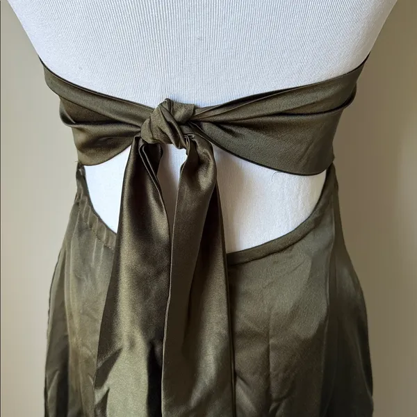 Revolve LBLC The Label Blake Strapless Dress Green Size XS - Image 9