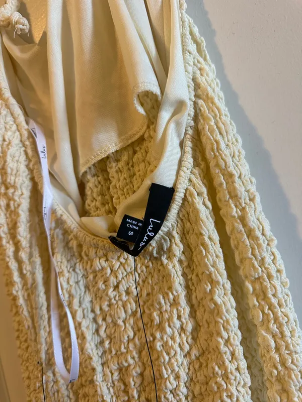Lulus NWT White Beaded Dress - Image 10