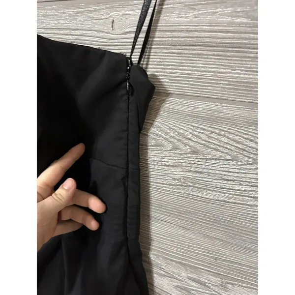 White House Black Market Strapless Pleated Mini‎ Formal Dress Size 4 - Image 4