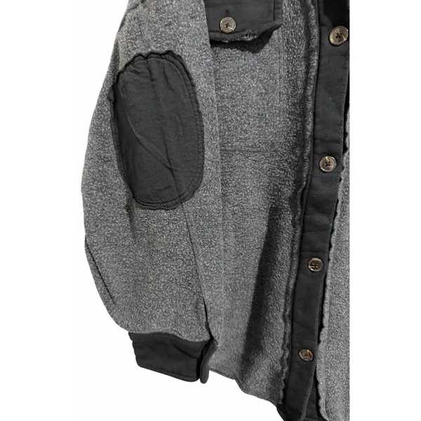 Free People Ruby Jacket Washed‎ Black Oversized Women's Size Small - Image 7