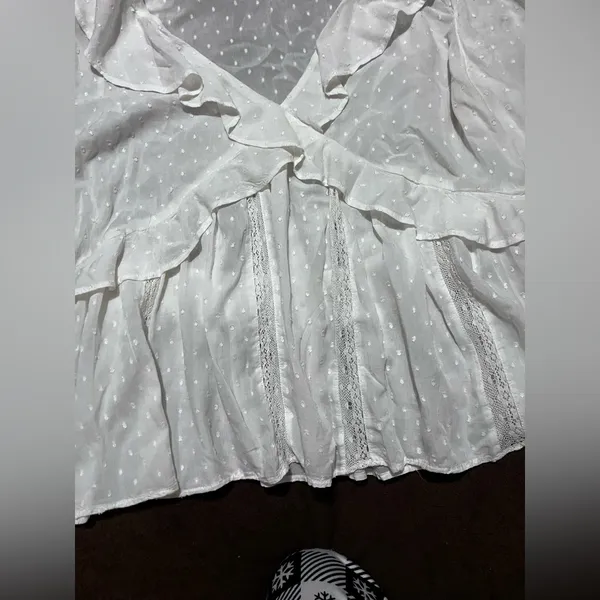 American Eagle Outfitters Blush Glitter Fabric - Image 6