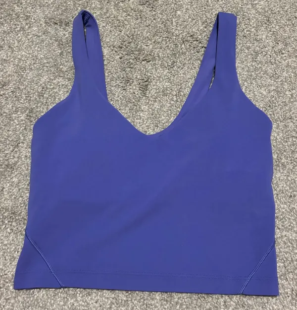 Lululemon Align Tank Top in the Color Charged Indigo - Image 3