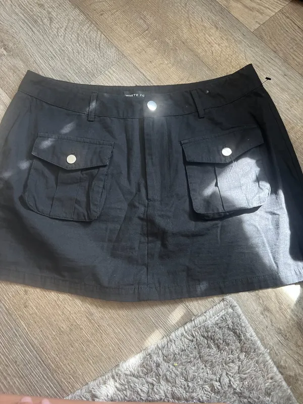 White Fox medium black mini skirt - Image 3