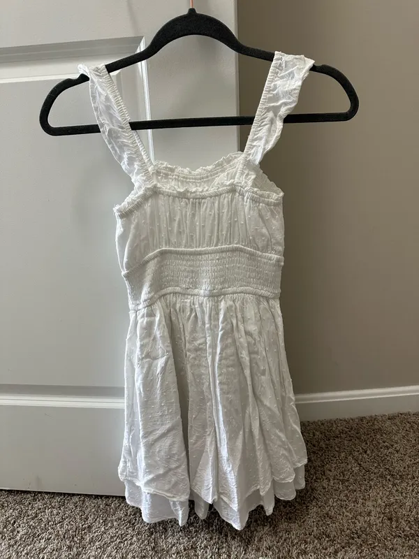 Hollister Mini Dress White - Image 2