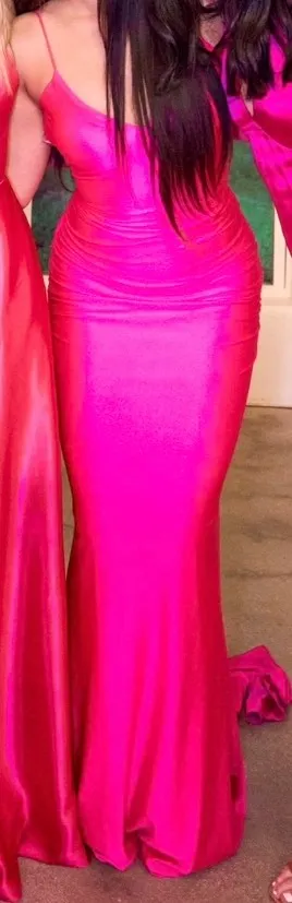 Sherri Hill Bright Pink Dress - Image 6