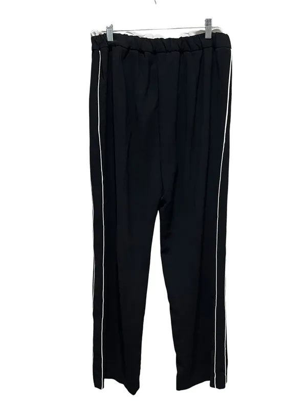 Maeve by Anthropologie Pull On Track Pants Black and White Size Medium NWT - Image 9