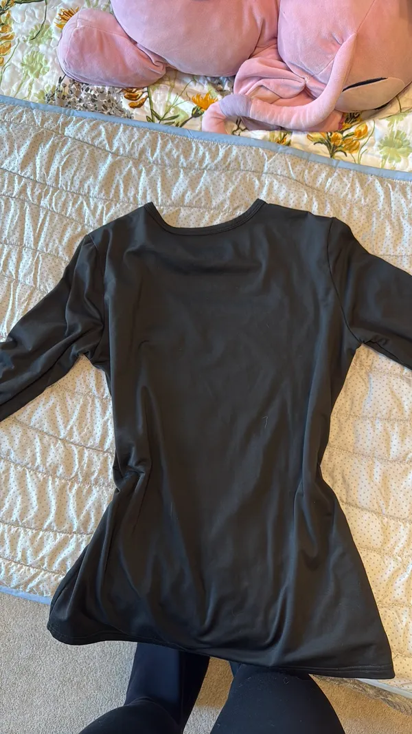 Black fleece top Size M - Image 3