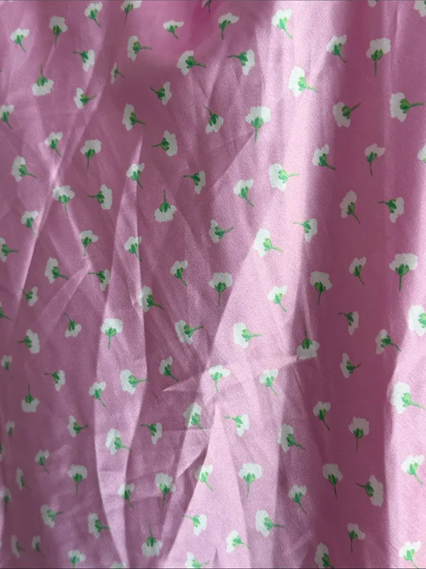Zara Pink Floral Cowl Neck Slip - Image 2