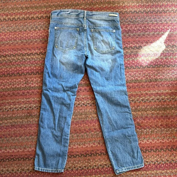 Pilcro & The Letterpress Anthropologie Cheetah Camo Distressed Jeans - Image 6