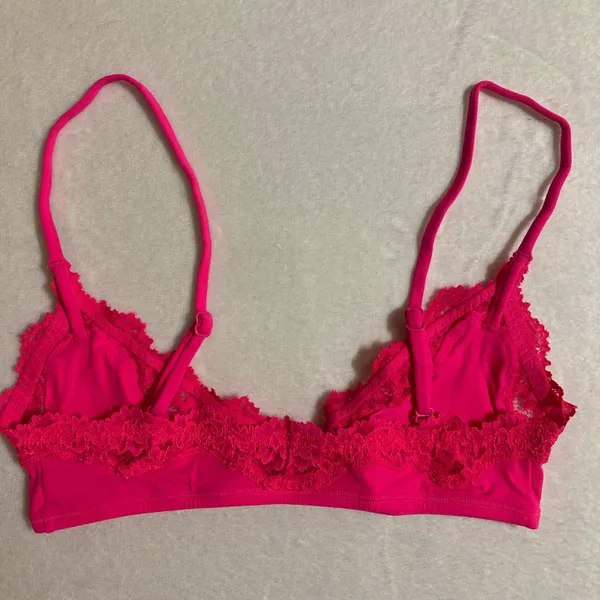 SKIMS Fits Everybody Lace Scoop Bralette XS - Image 4