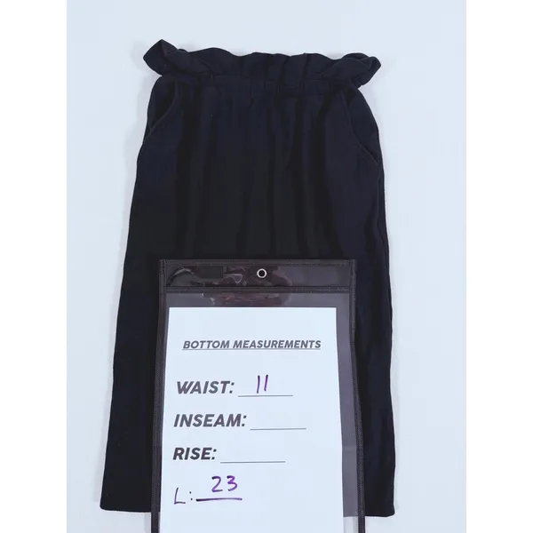 Katie May Womens Paperbag Pencil Skirt XS Black Pockets Tailored Office Career - Image 8