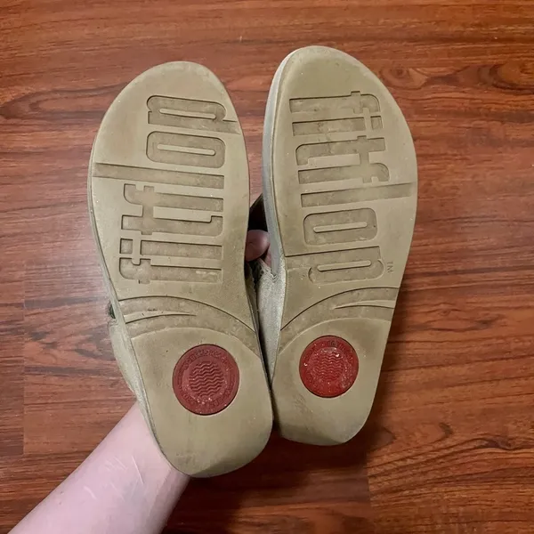 Fitflop Rhinestone Platform Flip Flops Size 9 - Image 5