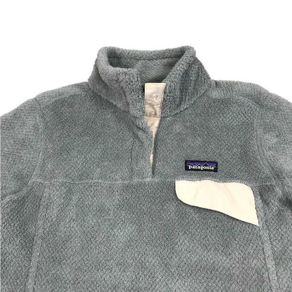 PATAGONIA Re-Tool Snap-T Fleece Pullover Women M Gray Outdoor Travel Timeless - Image 7