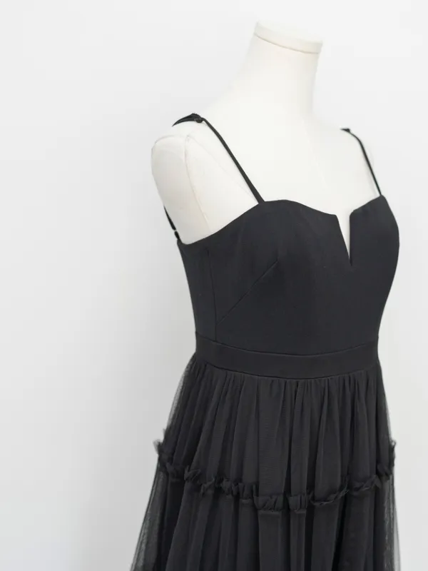 Adrianna Papell - Ruffle Tiered Mesh Sleeveless Gown - Image 11