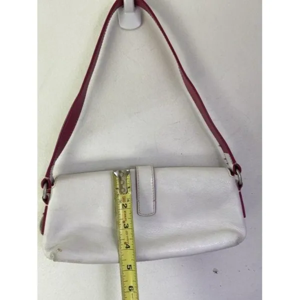 dooney and bourke mini purse white leather tote - Image 2