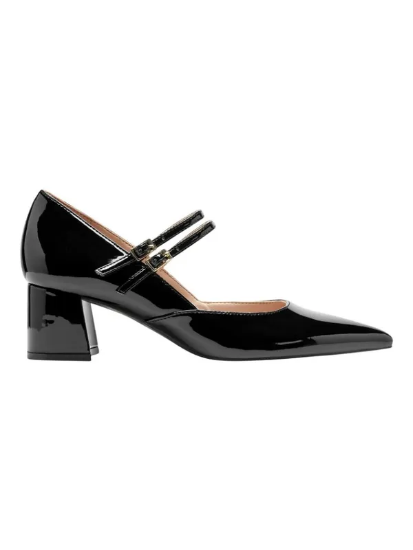 NWT Bandolino Block Heel Mary Jane Pumps with Double Straps BNSMITH3 Black 7M - Image 7
