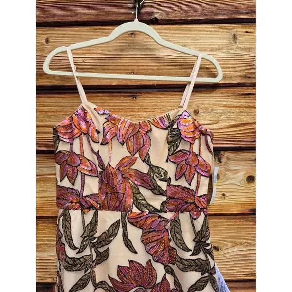 NWT Dress The Population DTP Blakely Floral Sequin Dress Size XS - Image 7