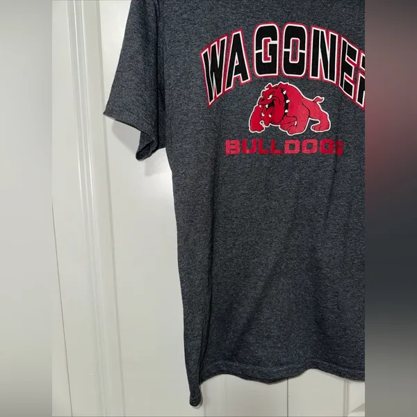 Fruit of the Loom Wagoner Bulldogs T Shirt M - Image 3