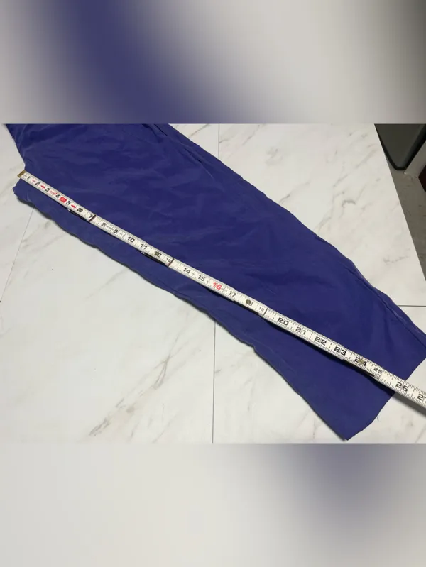 NWT Anthropologie Cupro Wrap Trouser Pant blue purple modal blend size small - Image 8