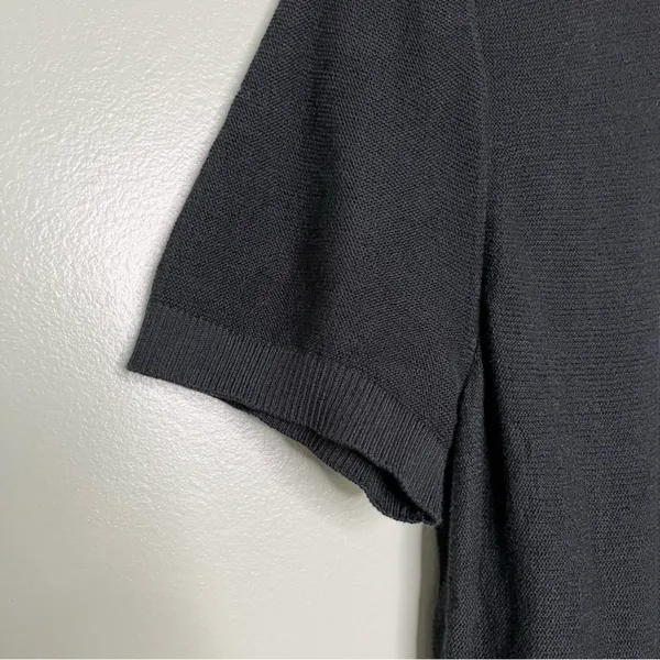 NWT Abercrombie & Fitch Women’s Sheer Knit‎ Scoop Neck Top in Black Size Large - Image 4