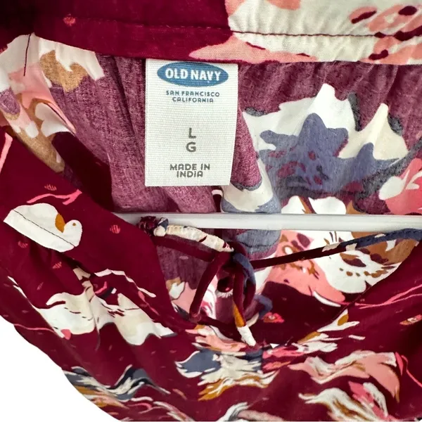 Old Navy Floral‎ Shift Dress Size Large - Image 9