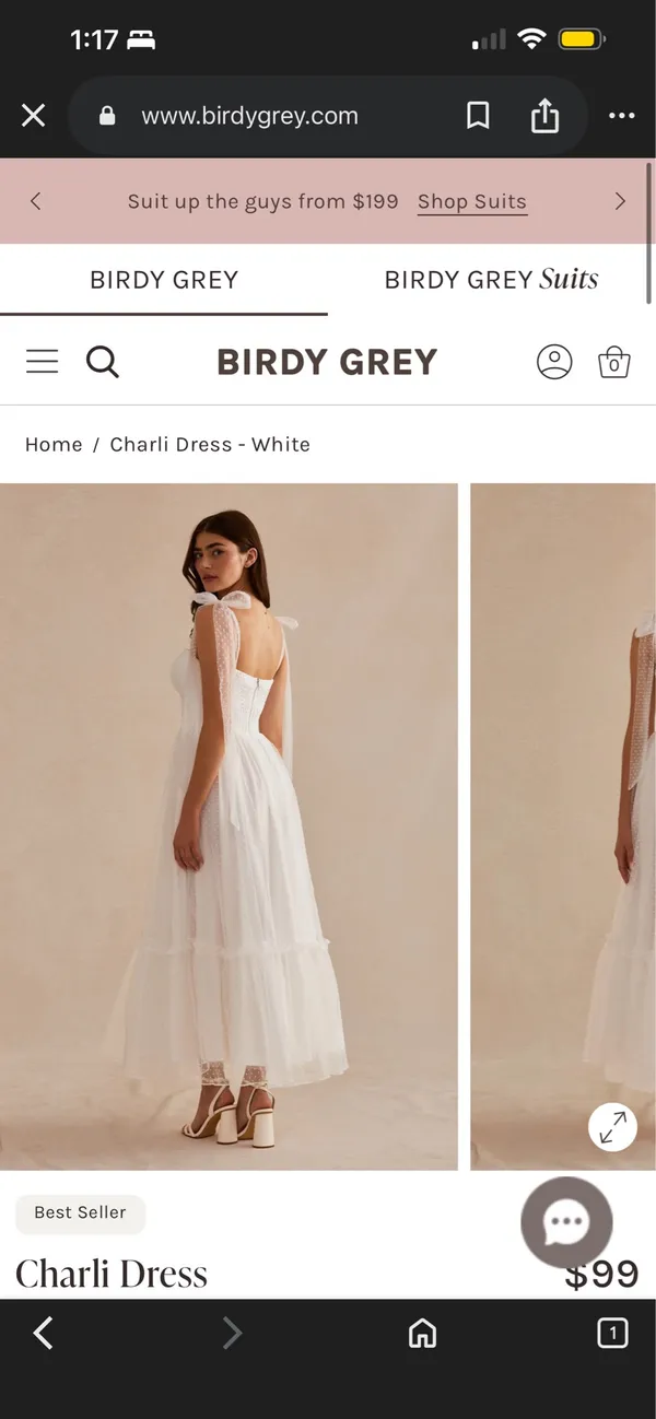Birdy Grey White Dress - Image 2