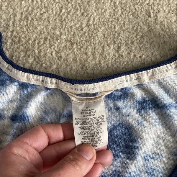 LUCKY BRAND, Women's Tie Die, Soft, Pajama Set - Image 7