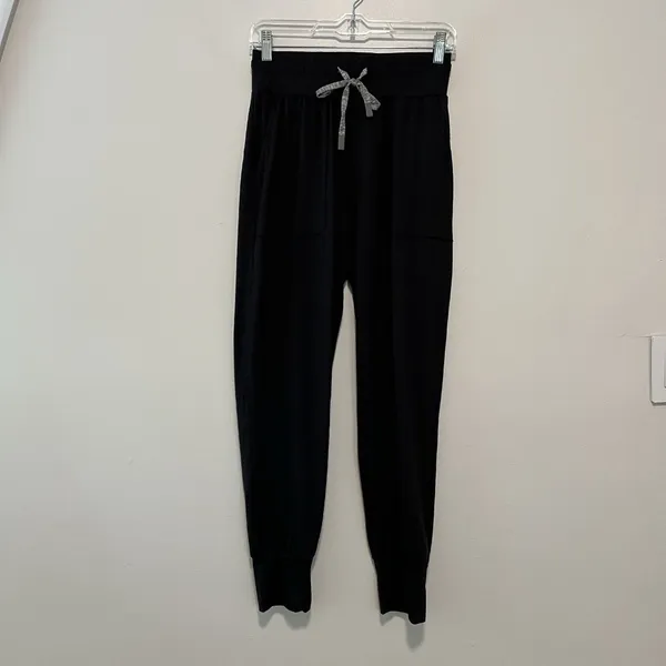 Varley Parkhurst Black‎ Jogger Pants in Fluid Stretch Jersey Size Small - Image 3