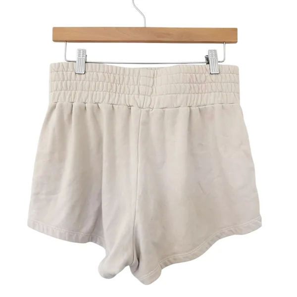 Talentless Cream Sweat Shorts Sz M - Image 5