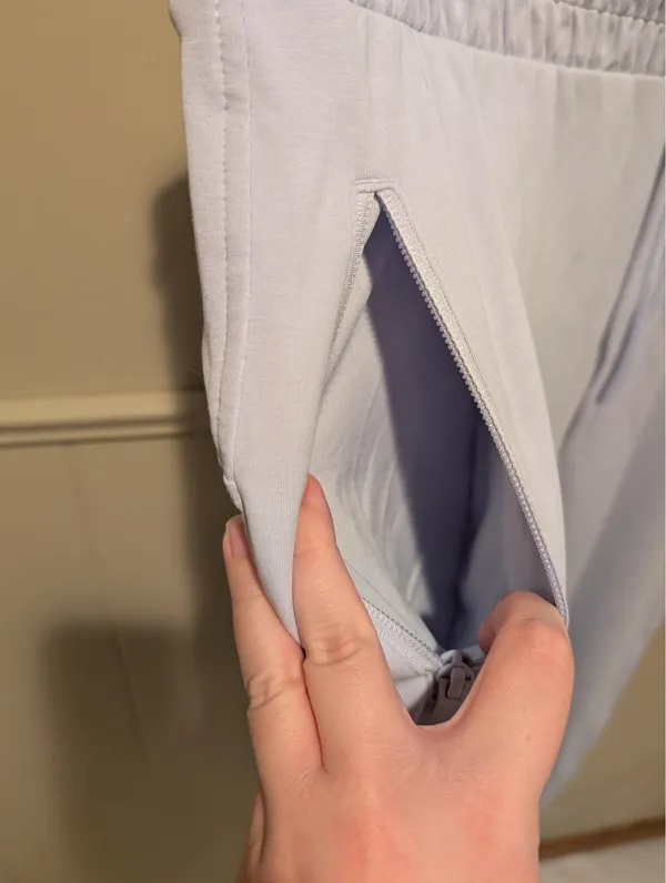 Old Navy Light Blue High Rise Joggers - Image 5