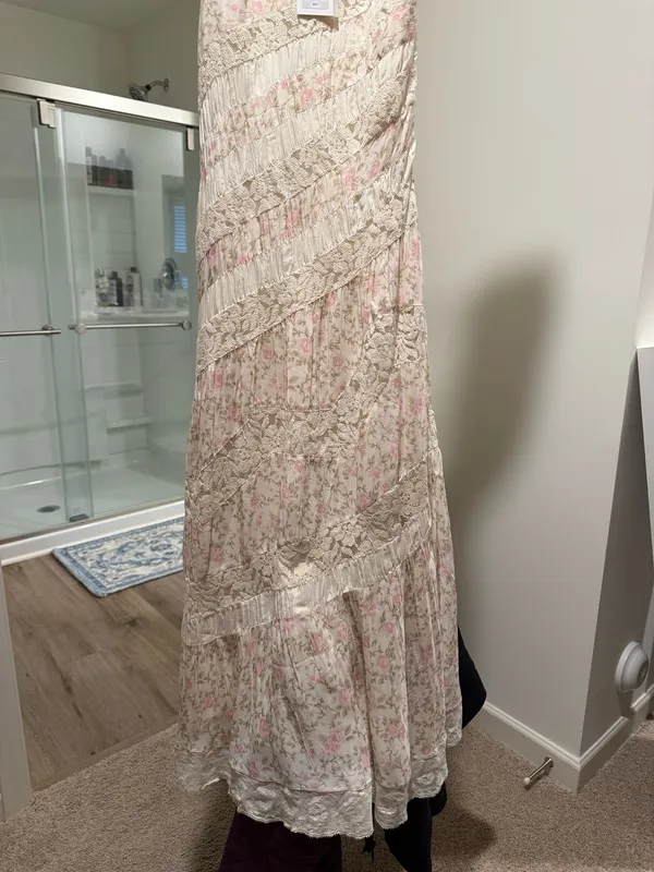 Love Shack Fancy Verne Dress Ivory Blossom - Image 2