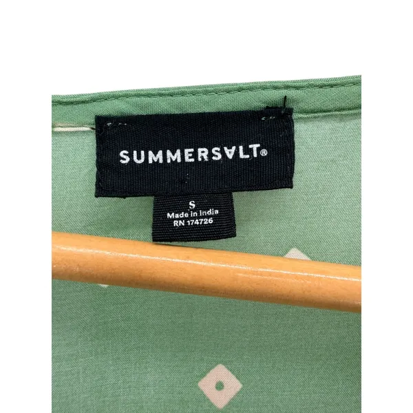 Summersalt Easy Breezy Eco Voile Mini Dress Swim Cover Up in‎ Diamond Dot Sz S - Image 7