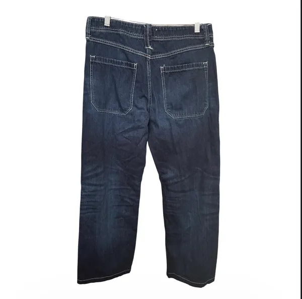 We The Free Dark Blue Wide Leg Jeans - Image 3