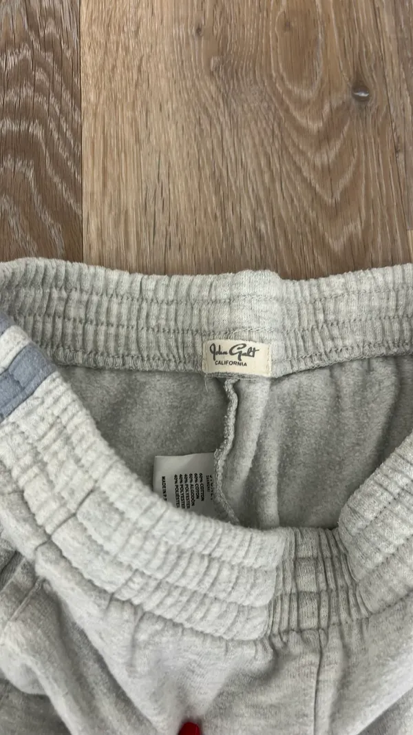 Brandy Melville Sweatpants Striped Grey - Image 3