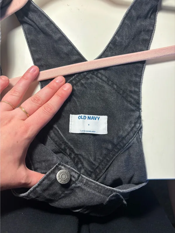 old navy straight leg overalls - Image 3