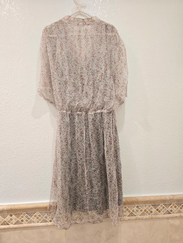 Anthropologie TINY Silk midi Dress Small - Image 2
